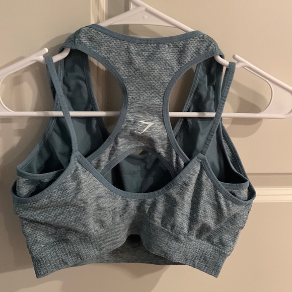 Gymshark women’s size medium teal sports bra - Picture 2 of 2
